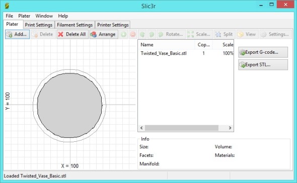 Slic3r nabízí široké možnosti nastavení parametrů tisku. Zdroj: Slic3r.org