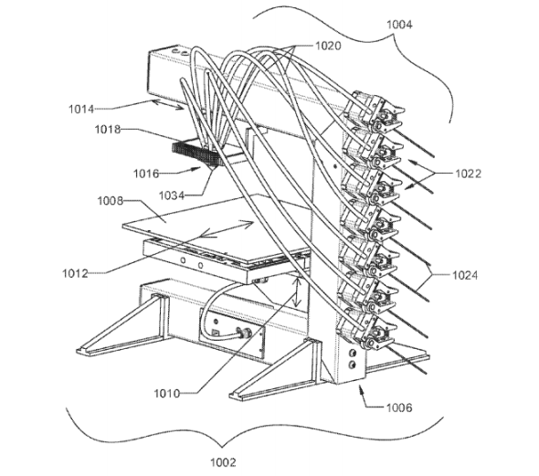 Celkové schéma patentu od Autodesku na vícebarevný tisk (zdroj: 3Dprintingindustry.com)