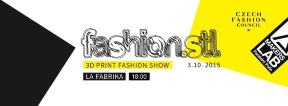 3D Print Fashion Show 2015 se uskuteční v sobotu 3. 10. v pražském centru La Fabrika (zdroj: fashion.stl)