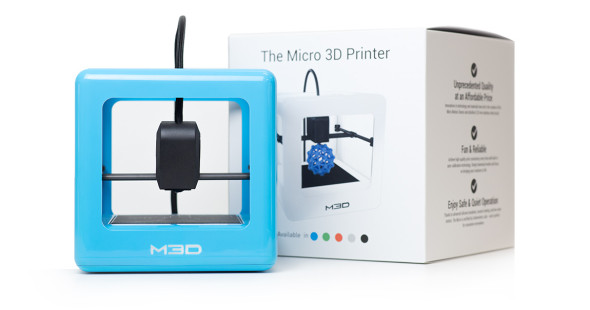 Analytici očekávají růst dodávek nejlevnějších spotřebitelských 3D tiskáren, mezi které patří s cenou od 349 dolarů (bez daně a poplatků) také na Kickstarteru úspěšné zařízení Micro 3D (foto: M3D LLC)