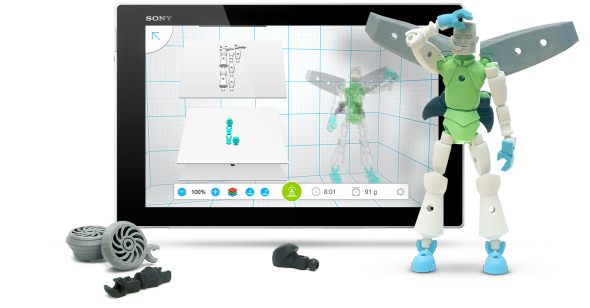 Jednotlivé díly se automaticky rozdělí podle barev a lze je exportovat ve formátu STL (obrázek: Autodesk)