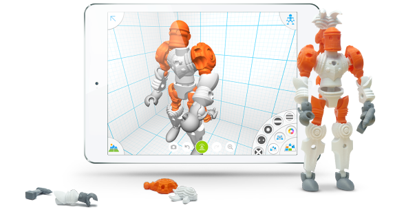 Postavičku si můžete navrhnout z nepřeberného množství dílů a jejich kombinací (obrázek: Autodesk)