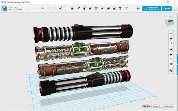 Šikovný 123D Design je součástí balíčku aplikací 123D, které by měl prozkoumat každý začínající 3D tiskař (obr.: Autodesk)