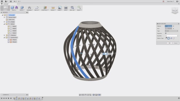 Fusion 360 nadchne mj. pokročilými možnostmi úprav při modelování v prostoru (obr.: Autodesk)