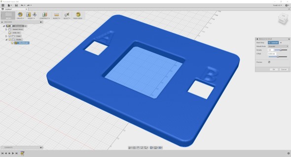 Třeba do sítě s pravidelným rozvržením uzlů (náhledový 3D model: Tom's BBC micro:bit Shell V1, thingiverse.com/thing:1692680)