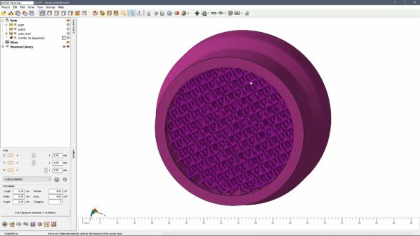 Jednou ze zajímavých funkcí aktuálního Netfabbu 2017 je příprava optimalizovaných dílů s mezerovitou strukturou (dle uživatelem zadaných parametrů), která vede k odlehčení 3D tištěných součástí (obr.: Autodesk)