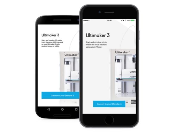 Aplikace je ke stažení pro mobilní zařízení s Androidem i iOS (obr.: Ultimaker)