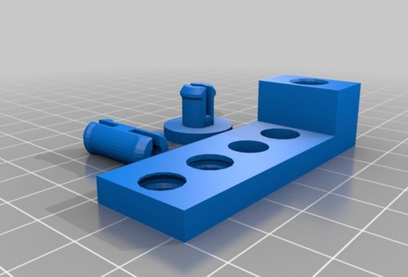 Jak si s tolerancemi rozebíratelného spoje poradí vaše tiskárna, prozradí třeba sada Pin Connectors V2 (autor modelu: Tony Buser • licence: CC BY-SA 3.0 • obrázek: Thingiverse)